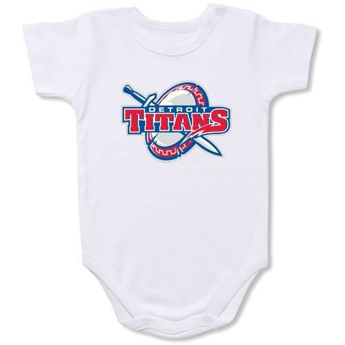 Detroit Titans  Baby Bodysuit Creeper #01